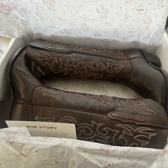 Vaquera Dixon Boots BRAND NEW WITH BOX size 8 (Brown Leather) - Picture 6 of 6